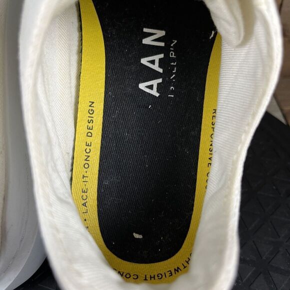 Cole Haan Women's Size 7.5 B Grandpro Rally Ivory White Canvas Court Sneakers - Picture 7 of 11